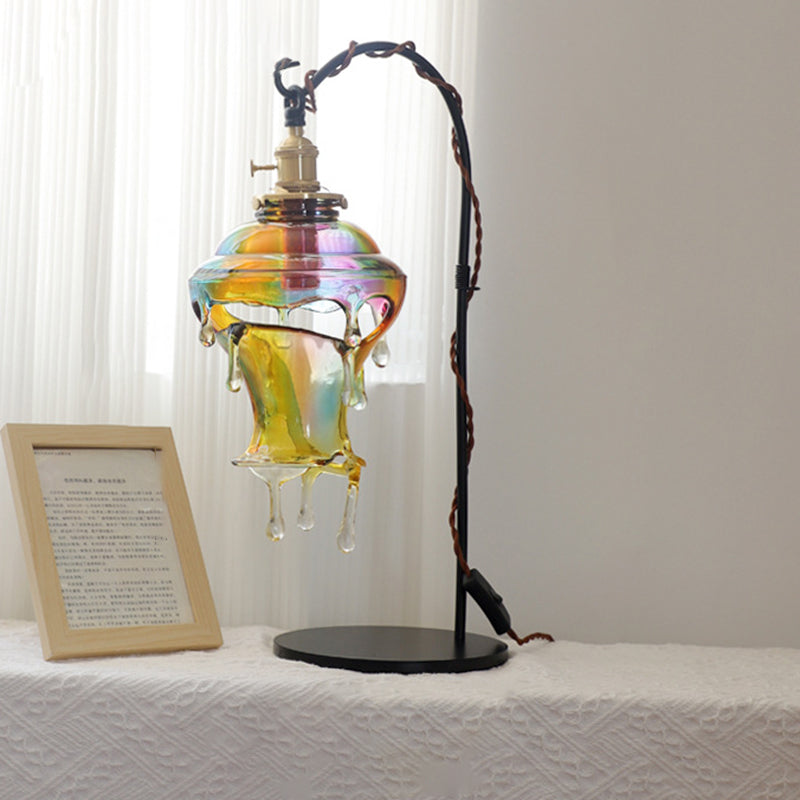 Water Drop Resin Copper Table Lamp