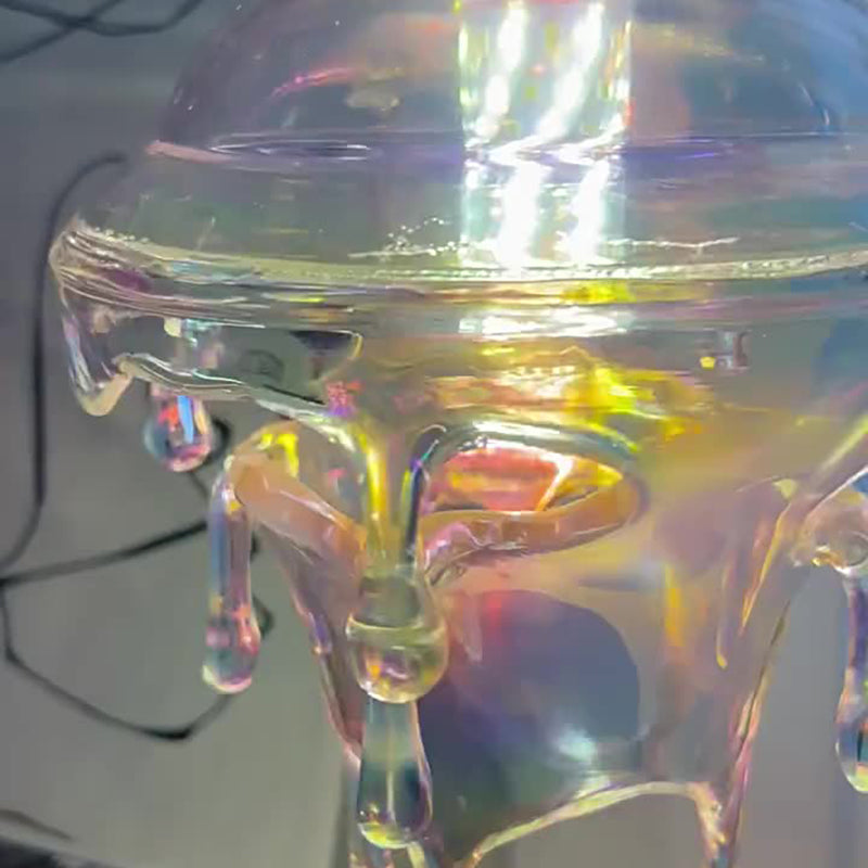 Water Drop Resin Copper Table Lamp