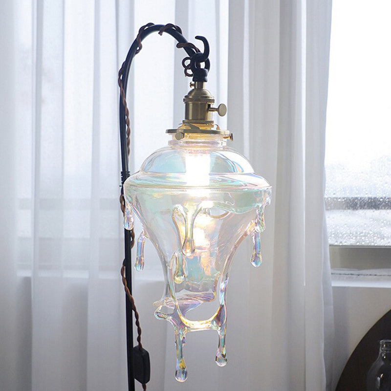 Water Drop Resin Copper Table Lamp