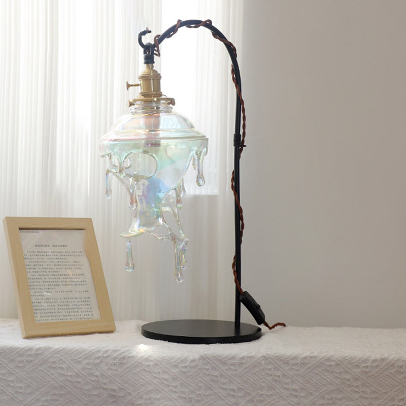 Water Drop Resin Copper Table Lamp