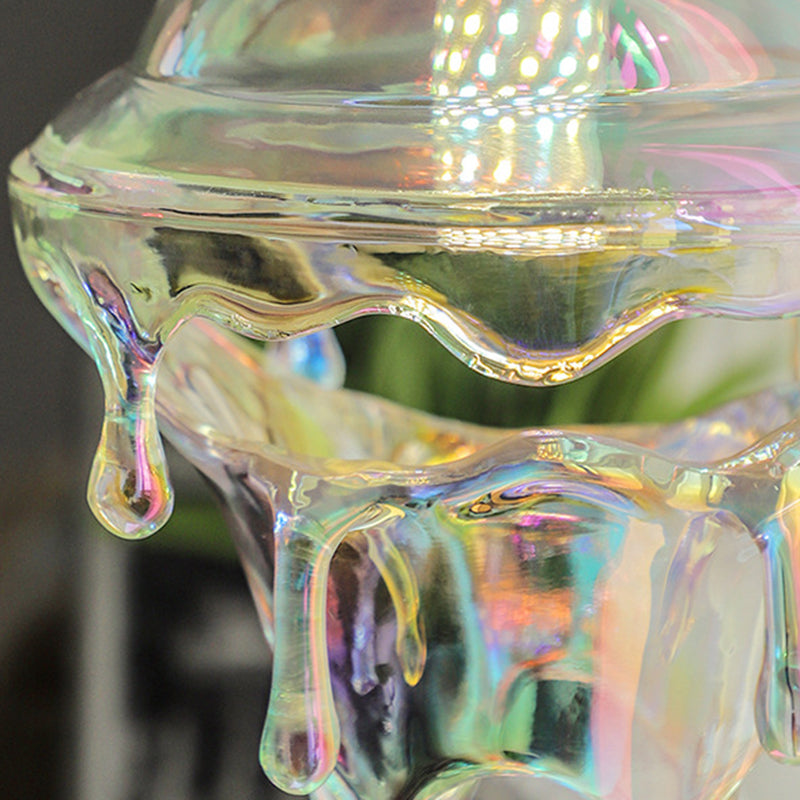 Water Drop Resin Copper Table Lamp