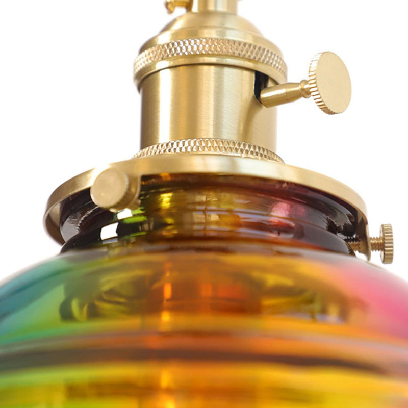 Water Drop Resin Copper Table Lamp