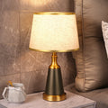 Frustum Cone Metal Fabric Table Lamp