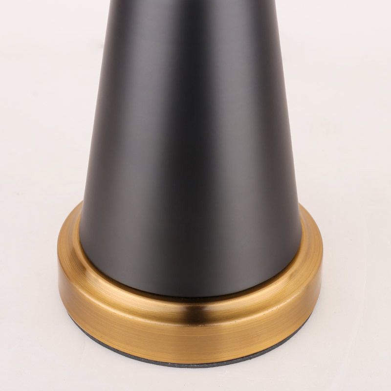 Frustum Cone Metal Fabric Table Lamp