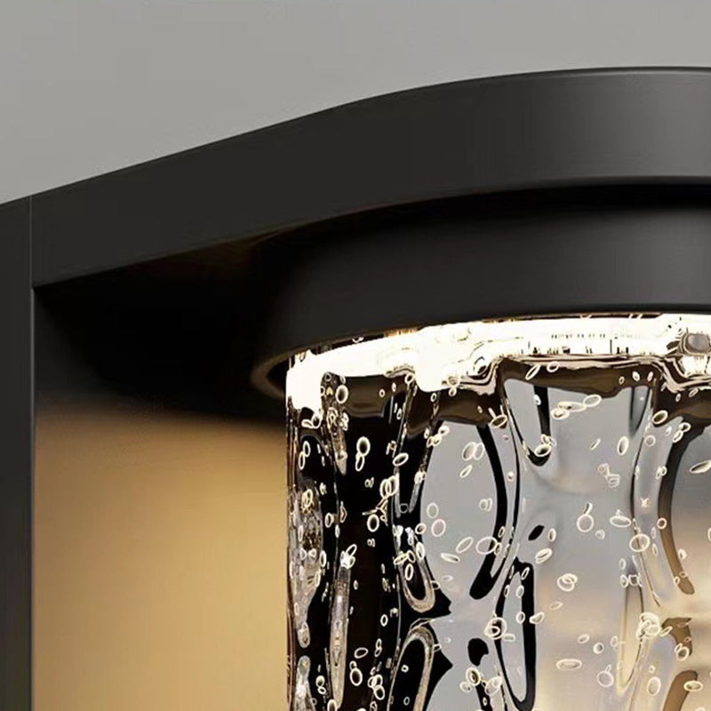 Cylinder Stainless Steel Crystal Outdoor Light