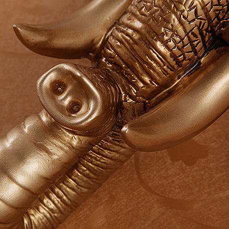 Animal-Inspired Elephant Metal Glass Wall Lamp