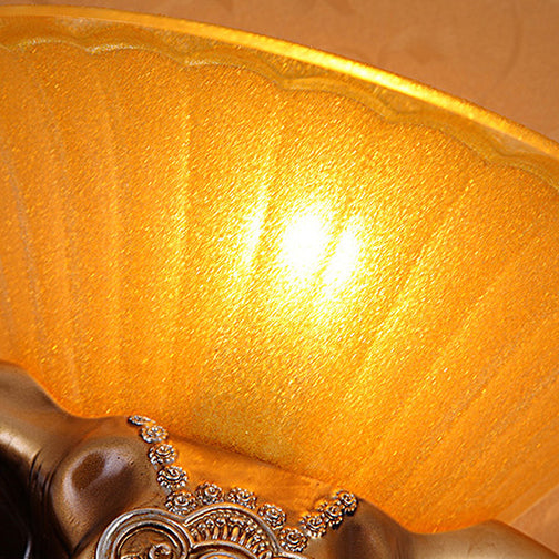 Animal-Inspired Elephant Metal Glass Wall Lamp