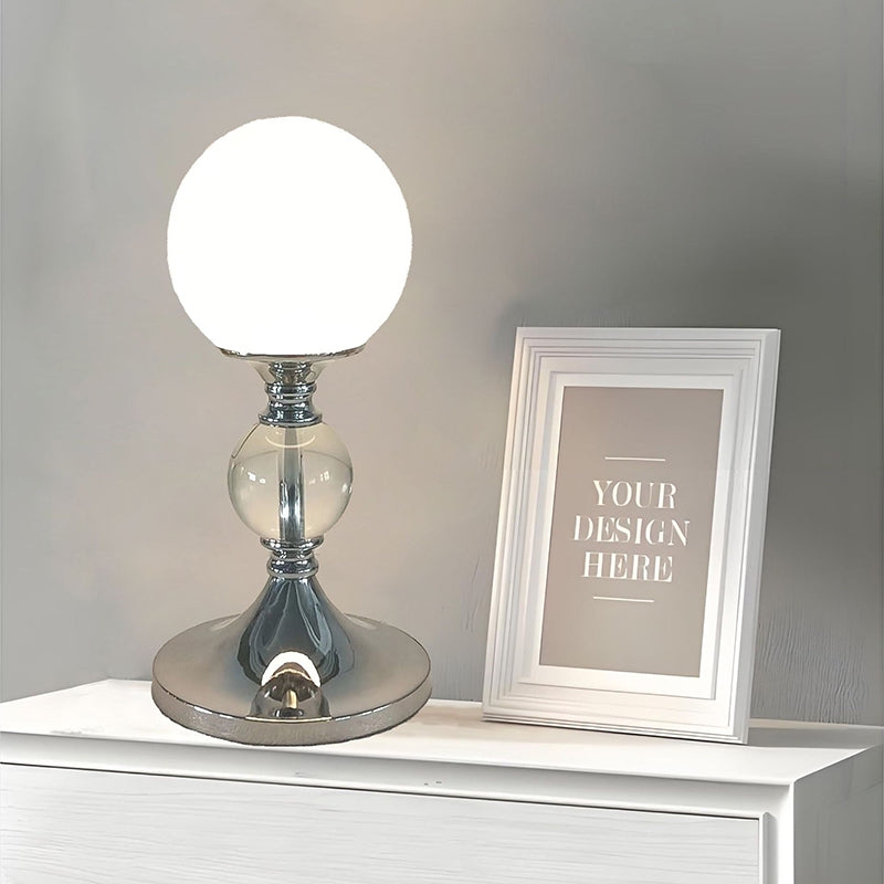Moon Globe Iron Plastic Table Lamp