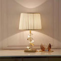 Crystal Bedroom Stacked Irregular Table Lamp