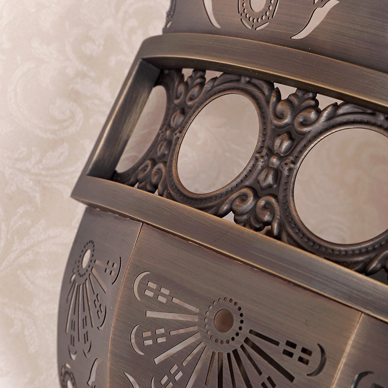 Medieval Brass Dome Church-Inspired Wall Lamp