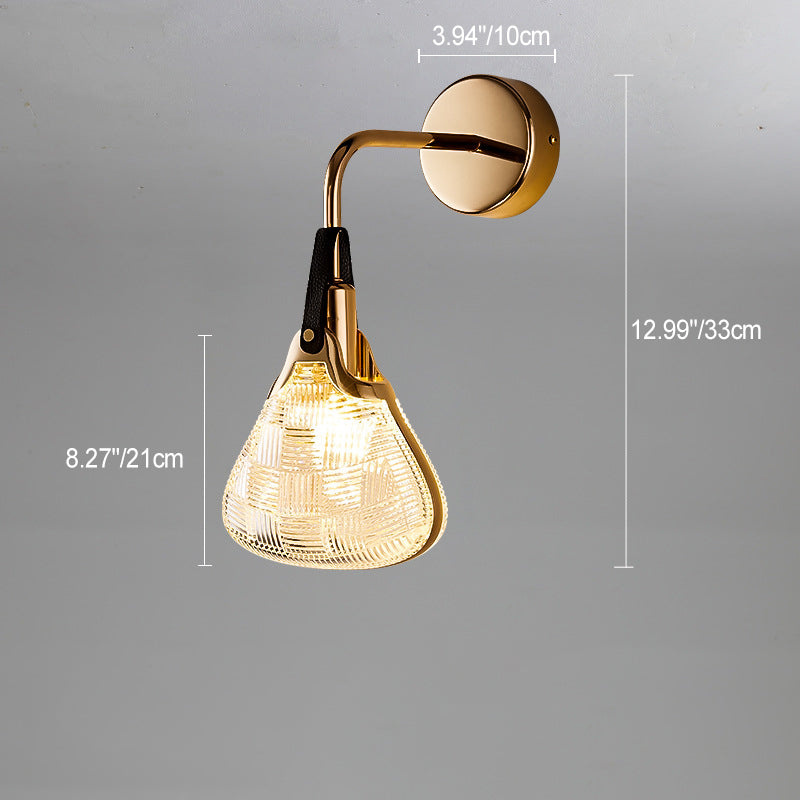 Iron Acrylic Handbag Bedroom Wall Lamp