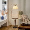 Dome Metal Solid Wood Floor Lamp