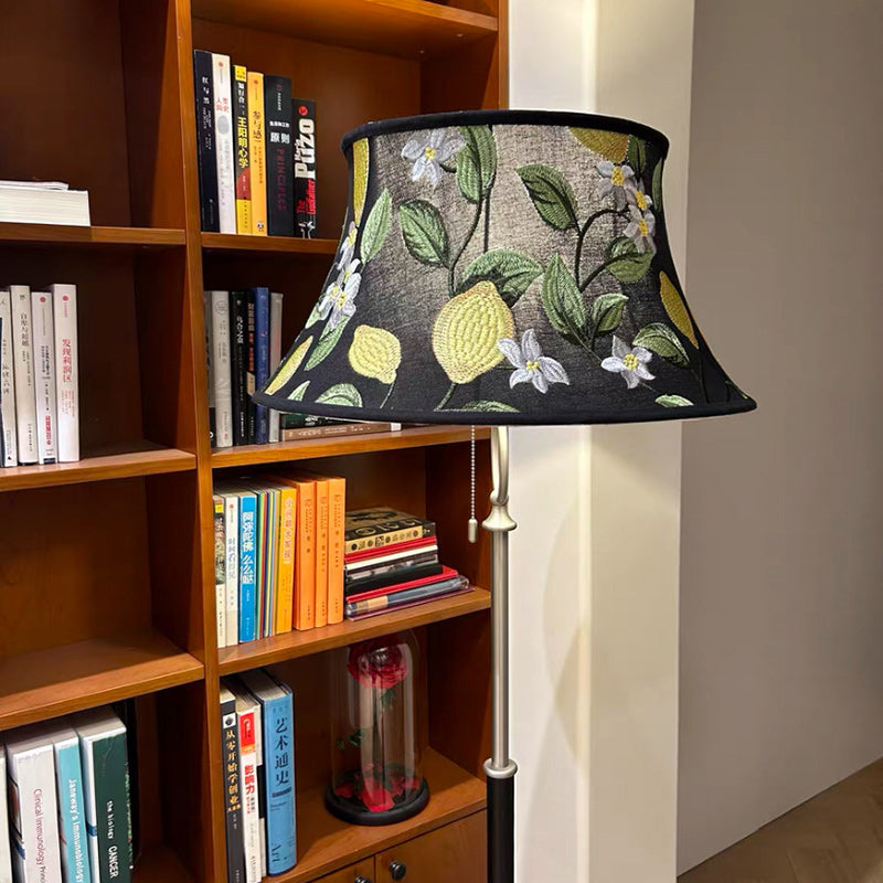Traditional Chinese Frustum Cone Floor Lamp