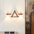 Triangle Iron Crystal Acrylic Wall Lamp