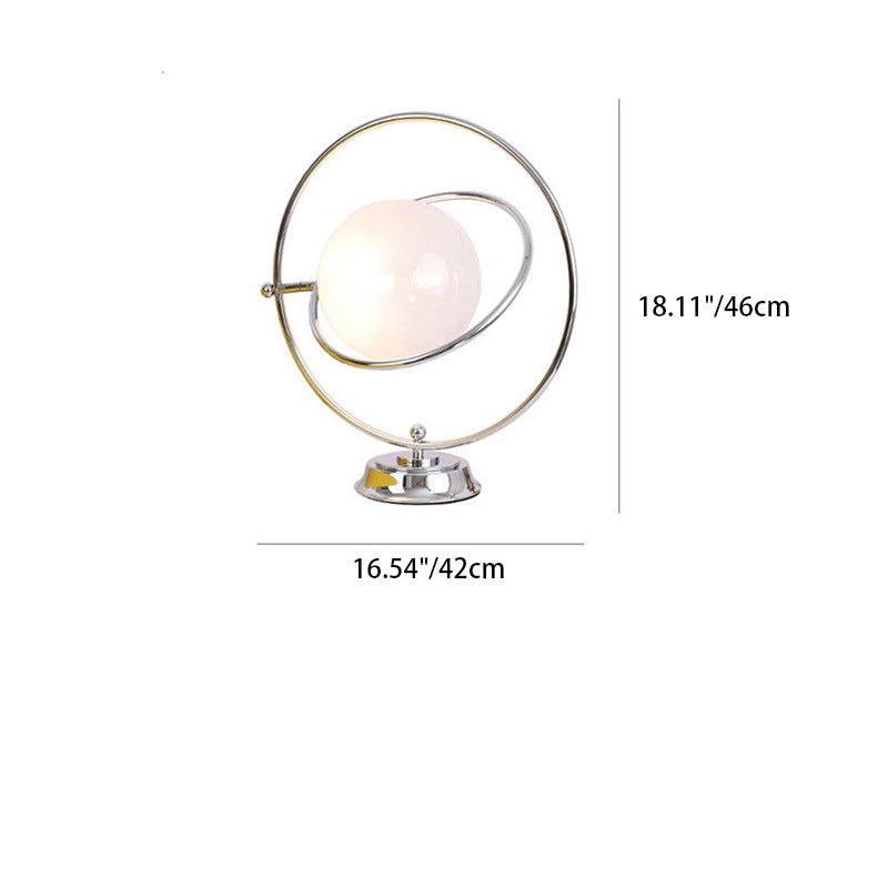 Planet Globe Iron Glass Table Lamp