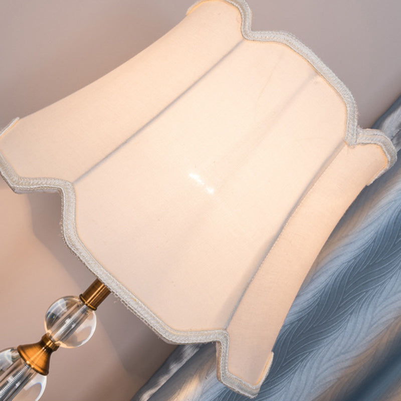 Frustum Cone Iron Crystal Table Lamp