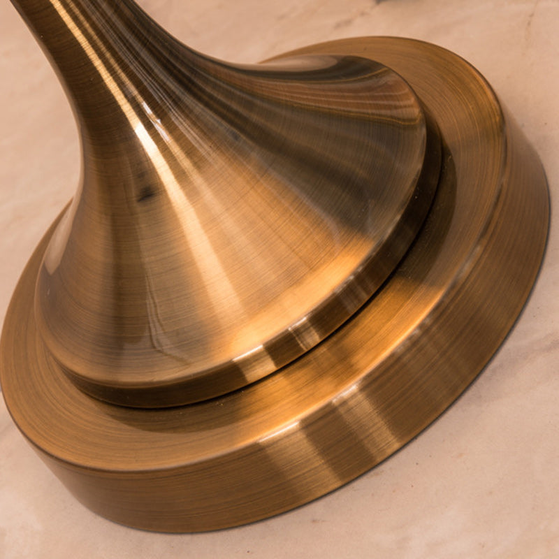 Frustum Cone Iron Crystal Table Lamp