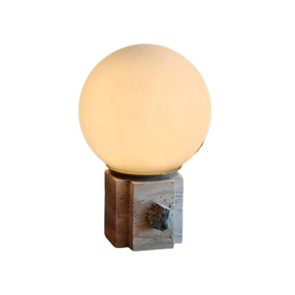 Moon Globe Marble Glass Table Lamp