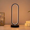 Oval Iron Silicone Aluminum Table Lamp