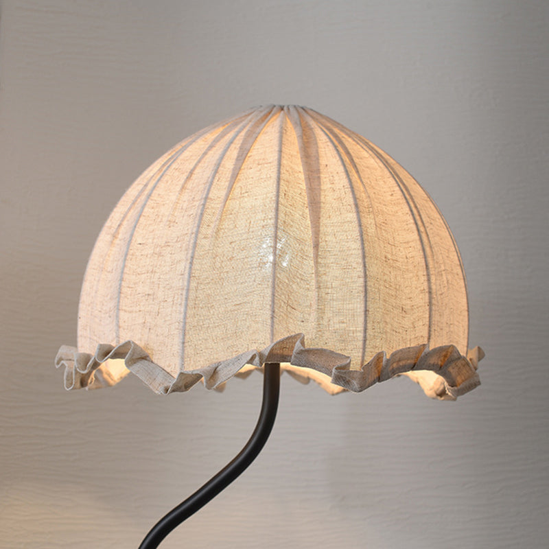Dome Metal Fabric Living Floor Lamp