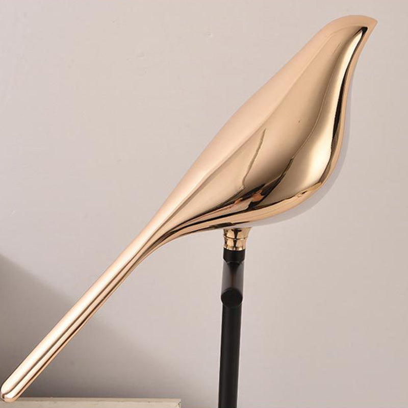 Bird Zinc Alloy Acrylic Table Lamp
