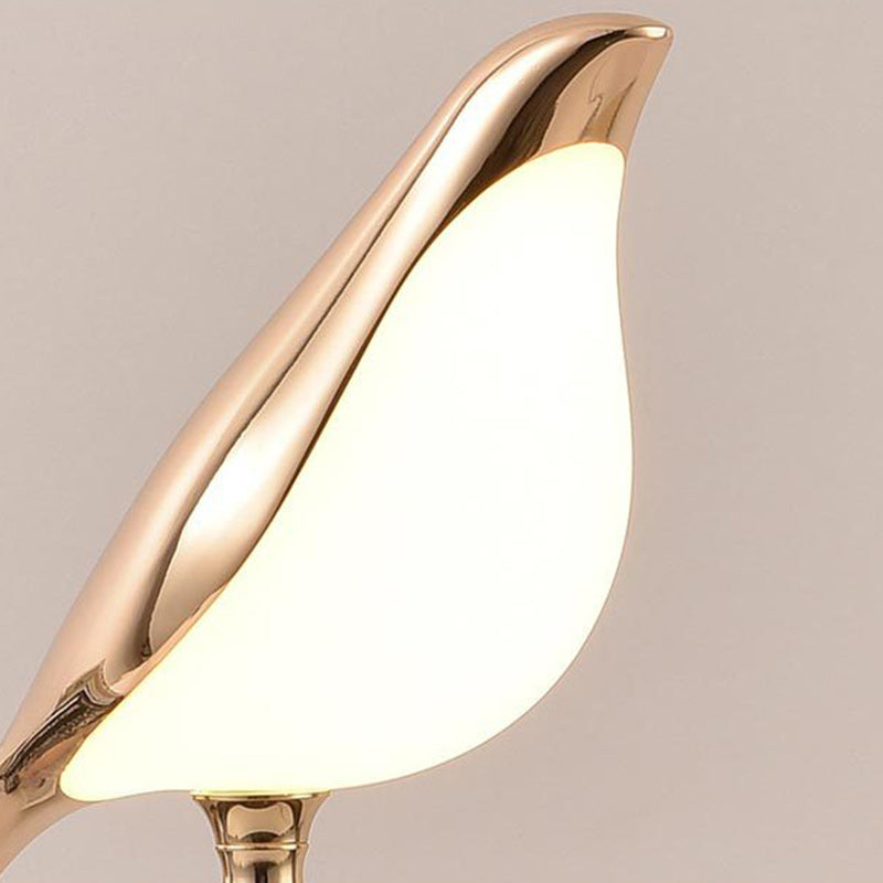 Bird Zinc Alloy Acrylic Table Lamp