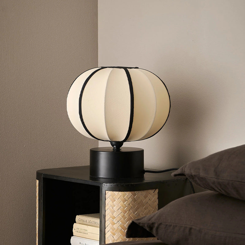 Globe Design Iron Fabric Table Lamp