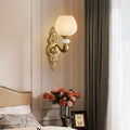Bud Copper Glass 1/2 Wall Lamp