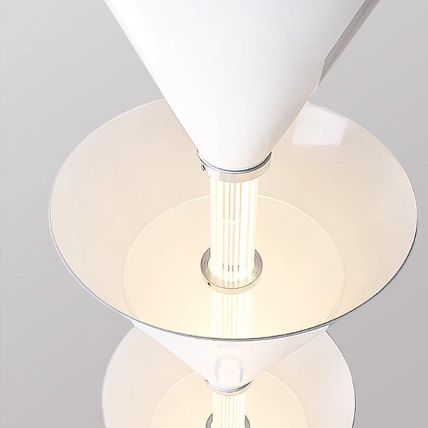 Cone Iron Acrylic Living Wall Lamp