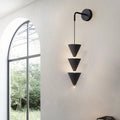Cone Iron Acrylic Living Wall Lamp