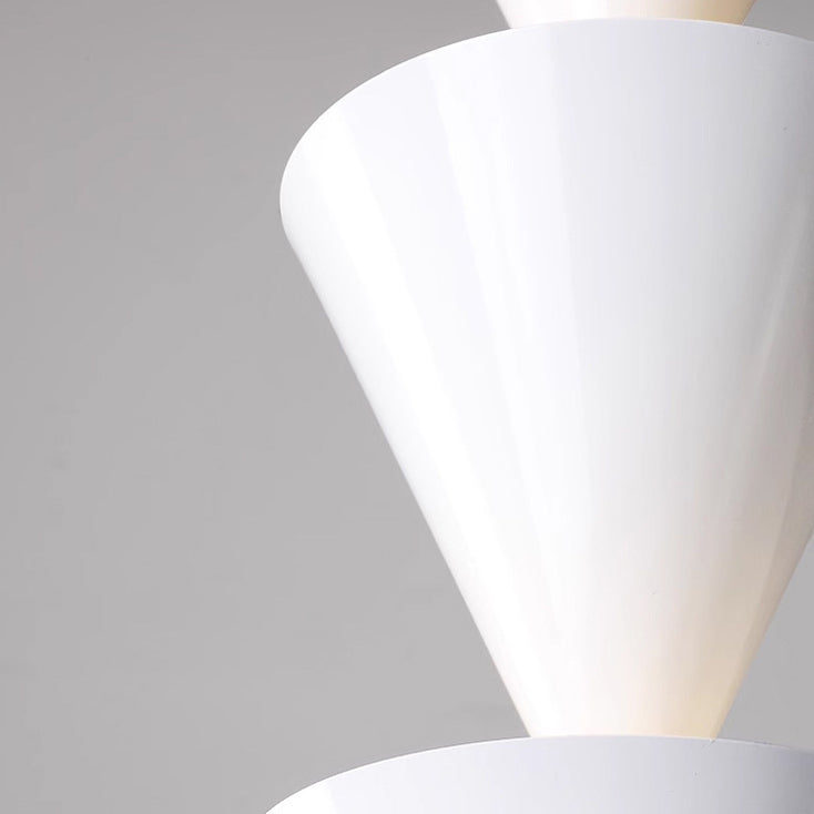 Cone Iron Acrylic Living Wall Lamp
