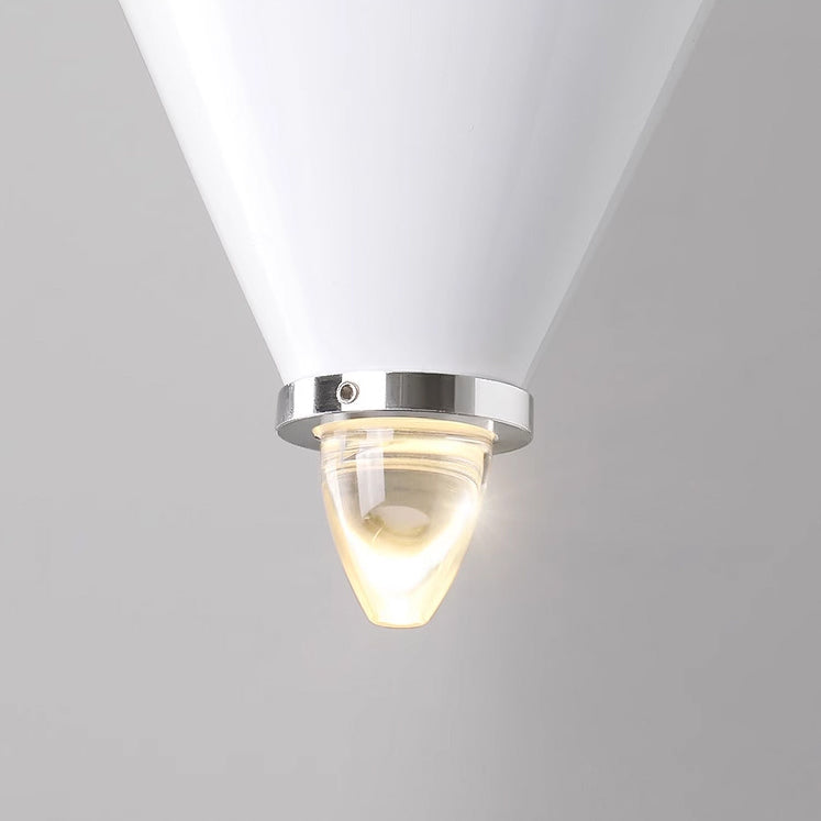 Cone Iron Acrylic Living Wall Lamp