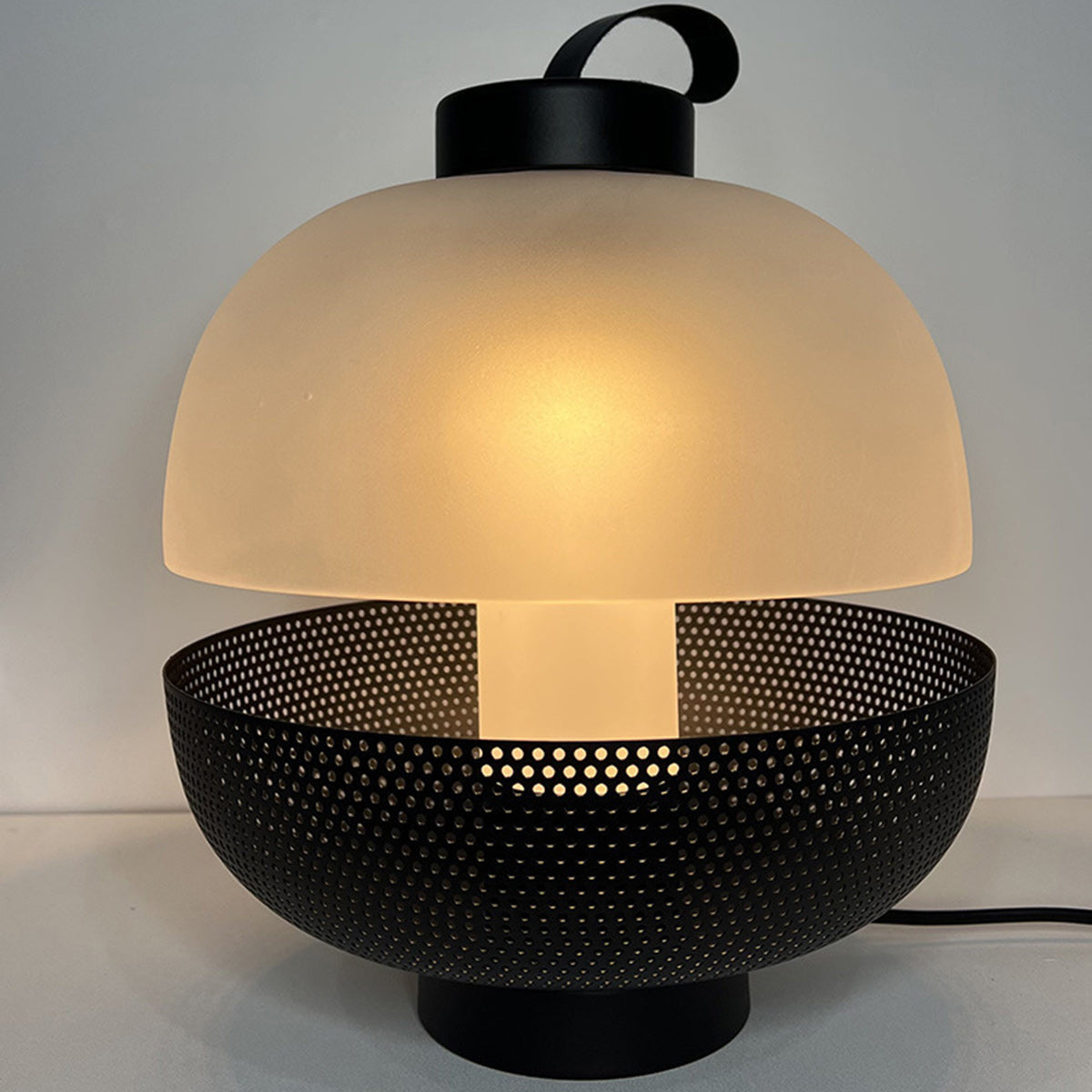 Dome Metal Glass Acrylic Table Lamp