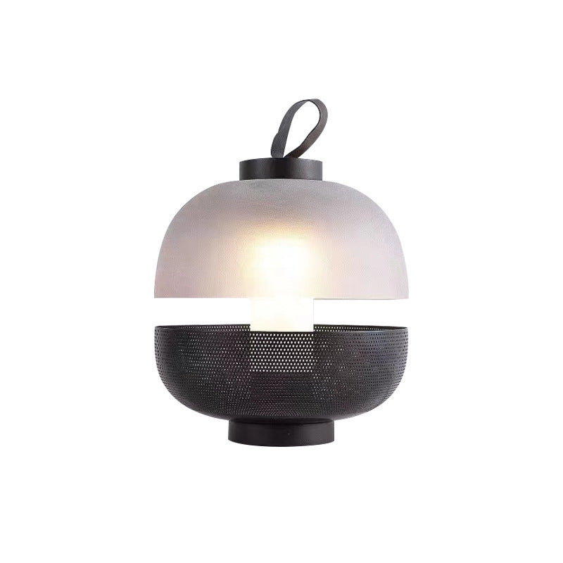 Dome Metal Glass Acrylic Table Lamp
