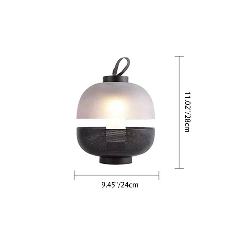 Dome Metal Glass Acrylic Table Lamp
