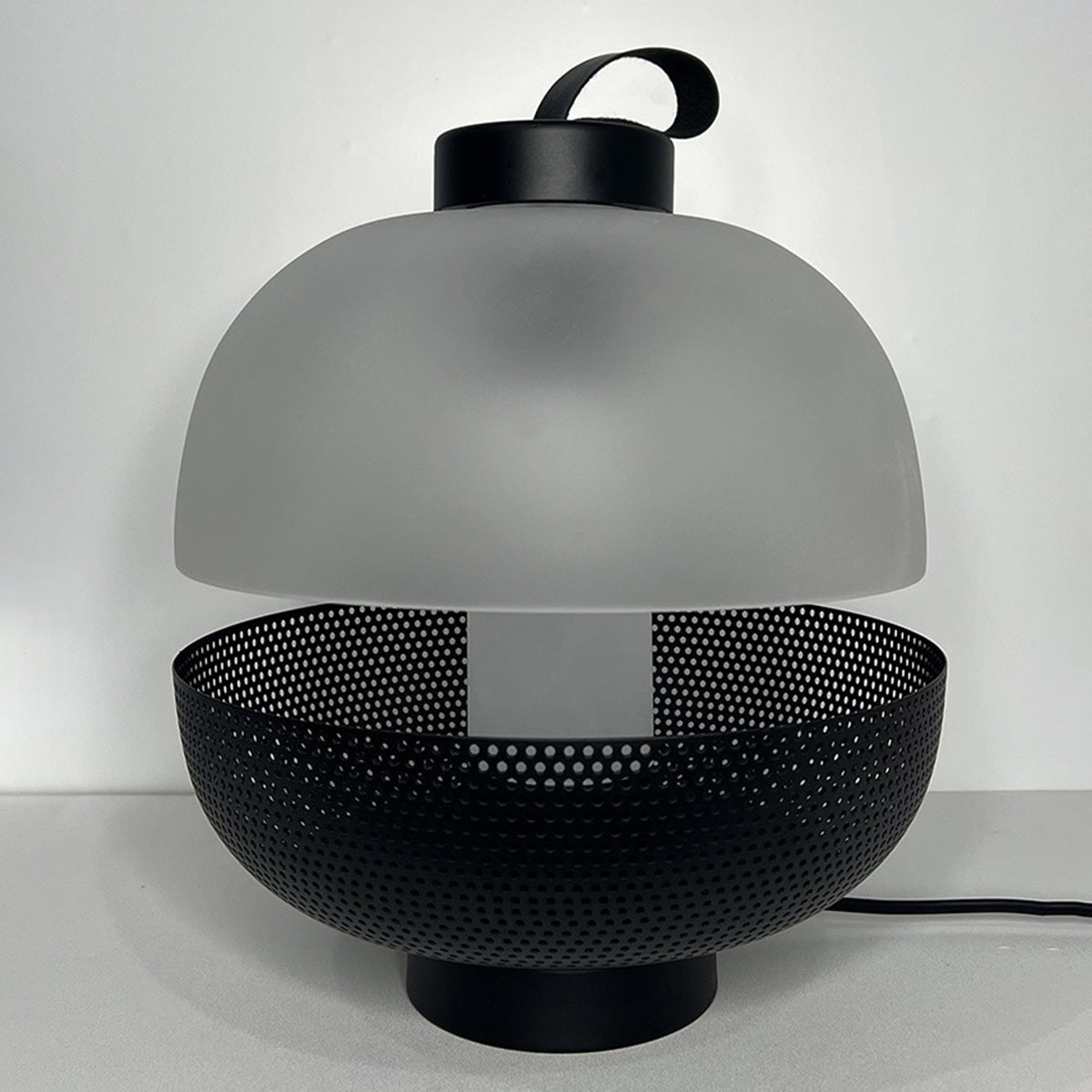 Dome Metal Glass Acrylic Table Lamp