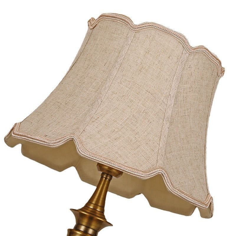 Frustum Cone Metal Crystal Table Lamp