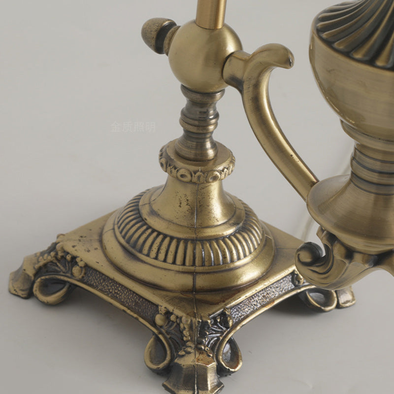 Bottle Iron Glass Bedroom Table Lamp