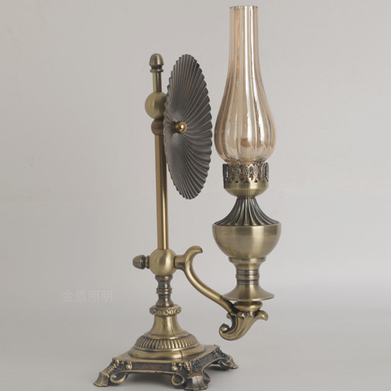 Bottle Iron Glass Bedroom Table Lamp
