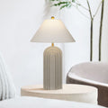 Frustum Cone Resin Fabric Table Lamp