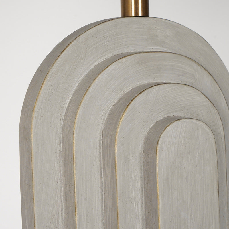 Frustum Cone Resin Fabric Table Lamp