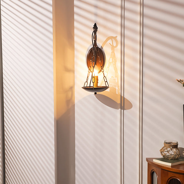 Candle Iron PC Hallway Wall Lamp