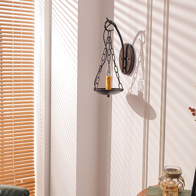 Candle Iron PC Hallway Wall Lamp
