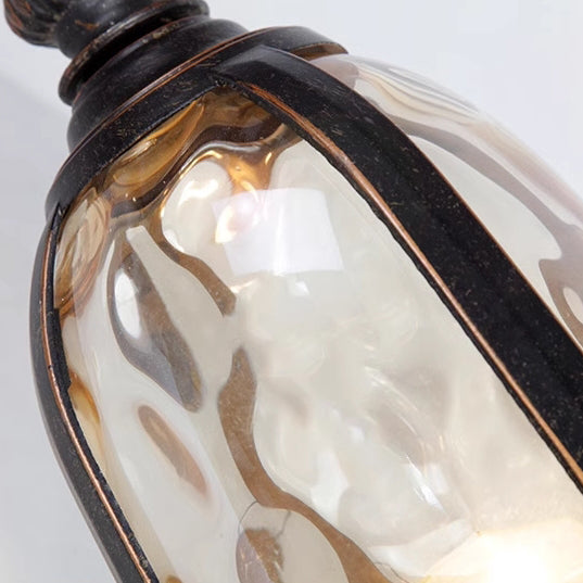 Jar Aluminum Glass Patio Outdoor Light