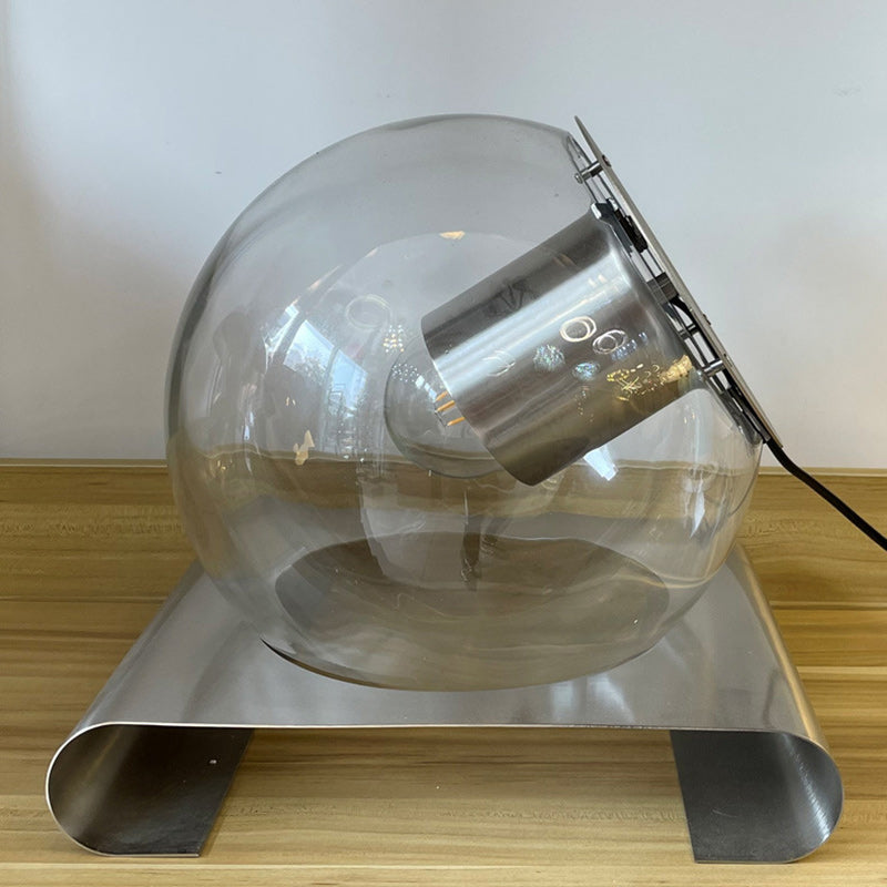 Sphere Metal Glass Bedroom Table Lamp