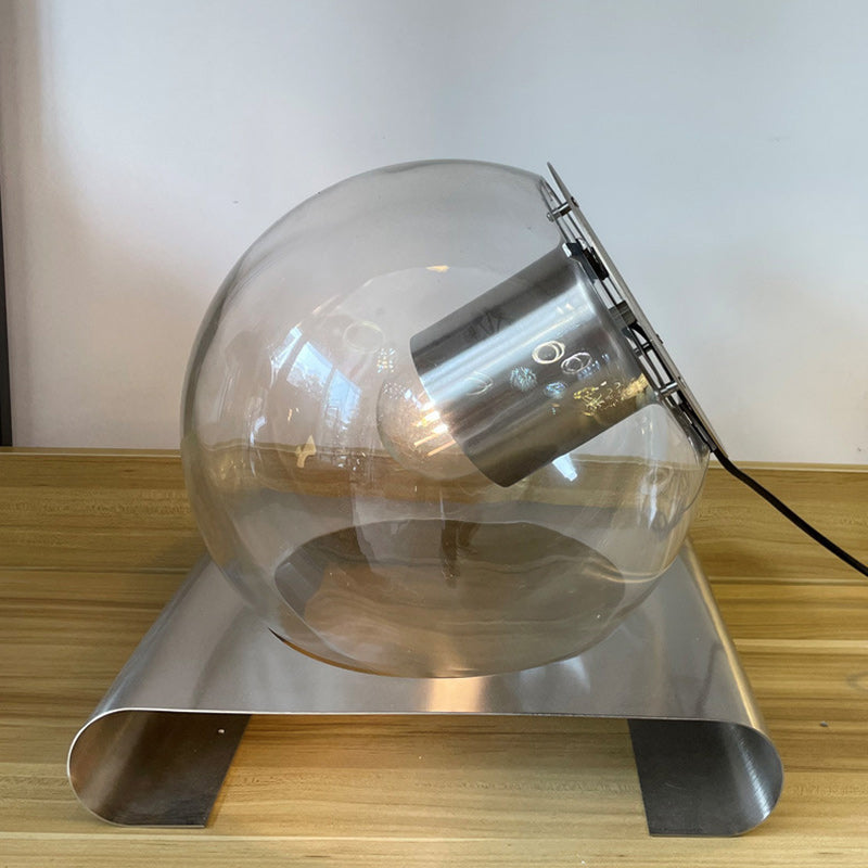 Sphere Metal Glass Bedroom Table Lamp