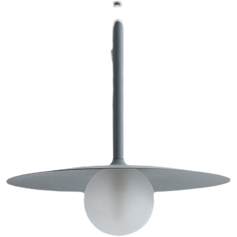 Flying Saucer Metal Glass Wall Lamp