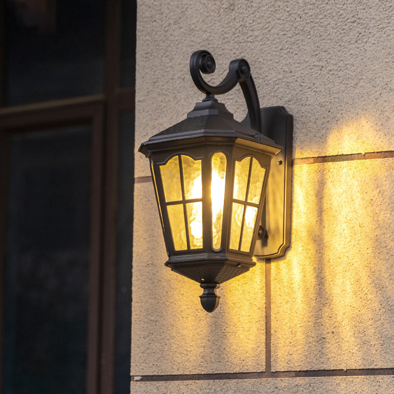 Lantern Aluminum Glass Patio Outdoor Light