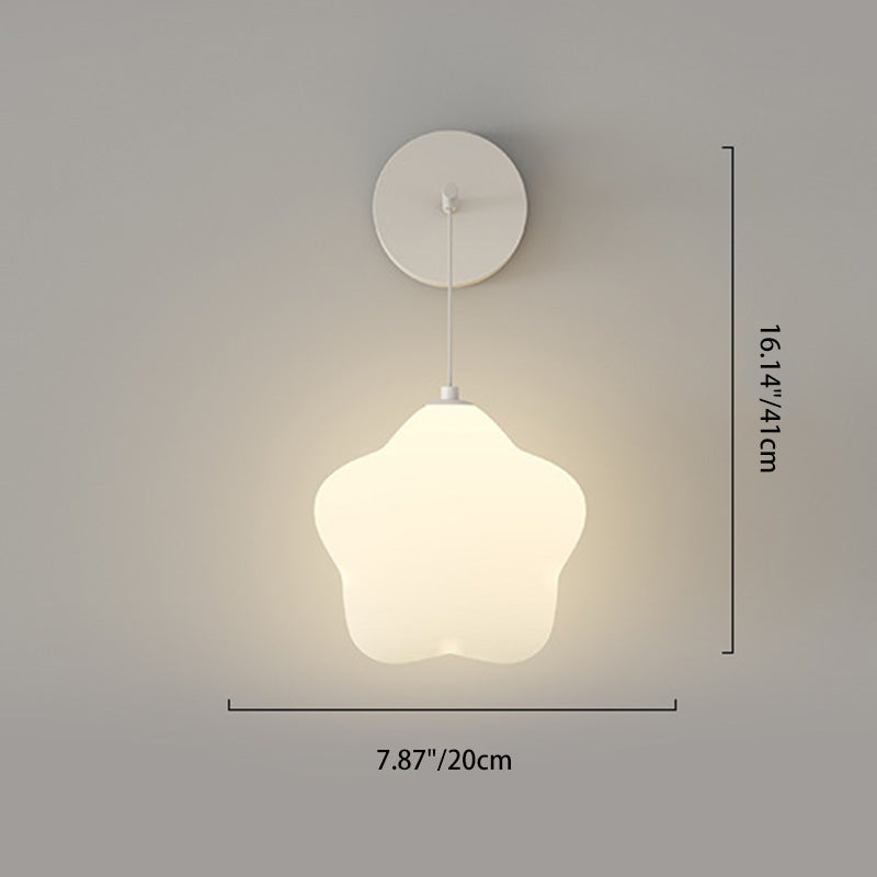 Star Iron PE Bedroom Wall Lamp