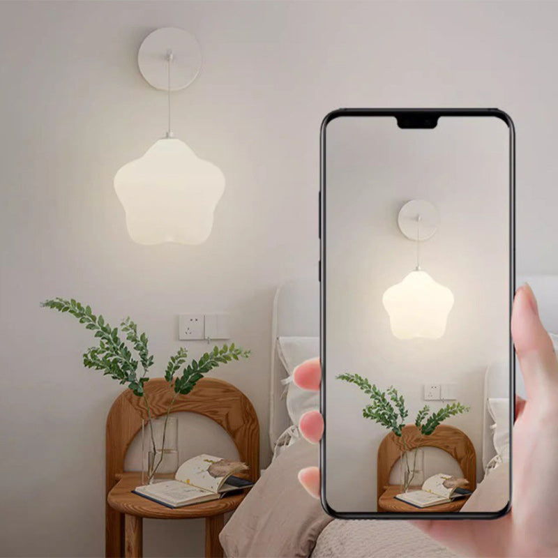 Star Iron PE Bedroom Wall Lamp